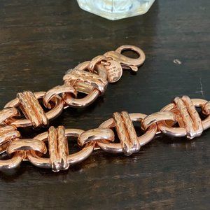 Bronze gold plated made in Italy bracelet